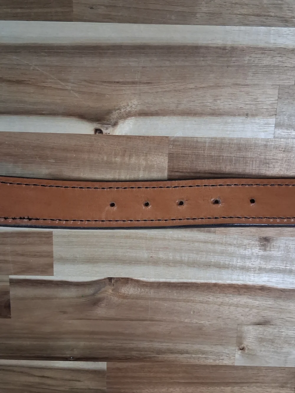 Mitch Rosen Express Line BHL Cuban Brown Leather Belt Solid Brass Buckle 40